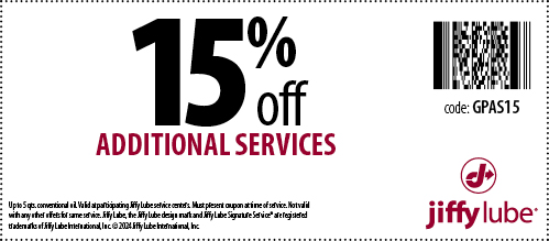 Jiffy Lube Signature Service Oil Change Coupon